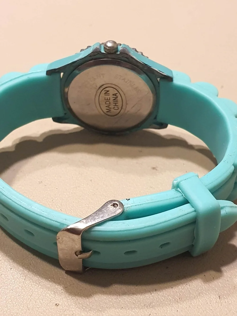 🦋10/$20🦋 Geneva Silver/Blue Rhinestone Silicone Women's Watch